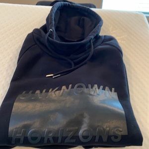 H & M men’s black hoodie, size M, new WO tags